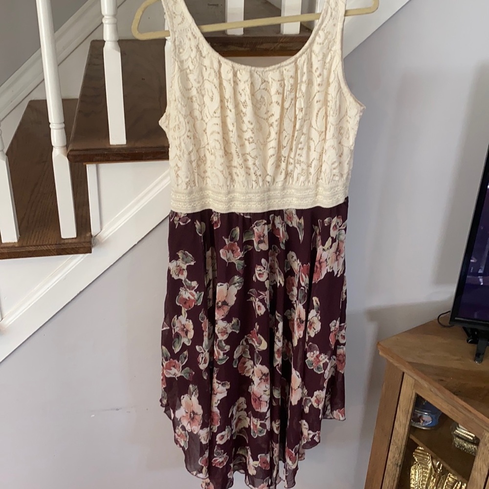 Plus size handkerchief dress